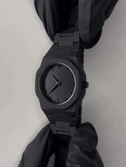 Arabic Aura Watch Timeless Black Edition