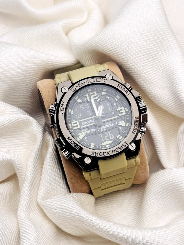 G-Shock - GSTW-300 Metal-Body Beige  Sports Watch