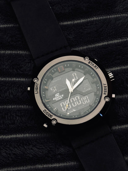 Dual Time || Sports Watch || Black Dial