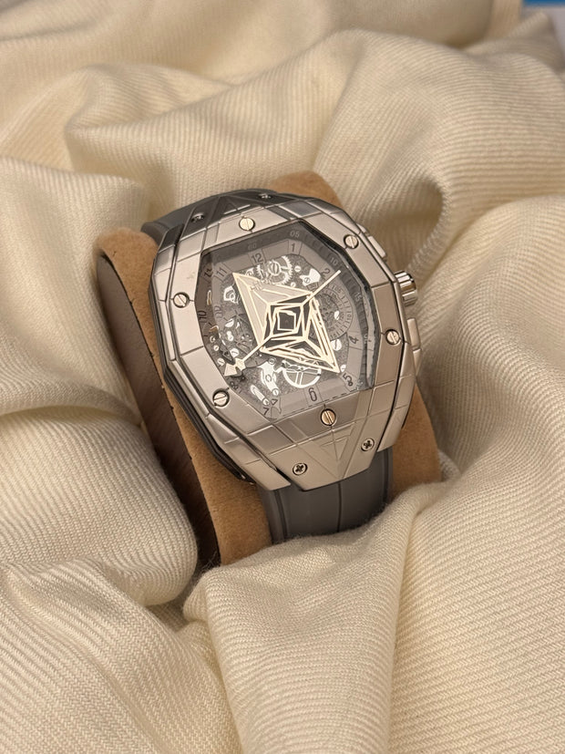 HUB Spider Sliver watch