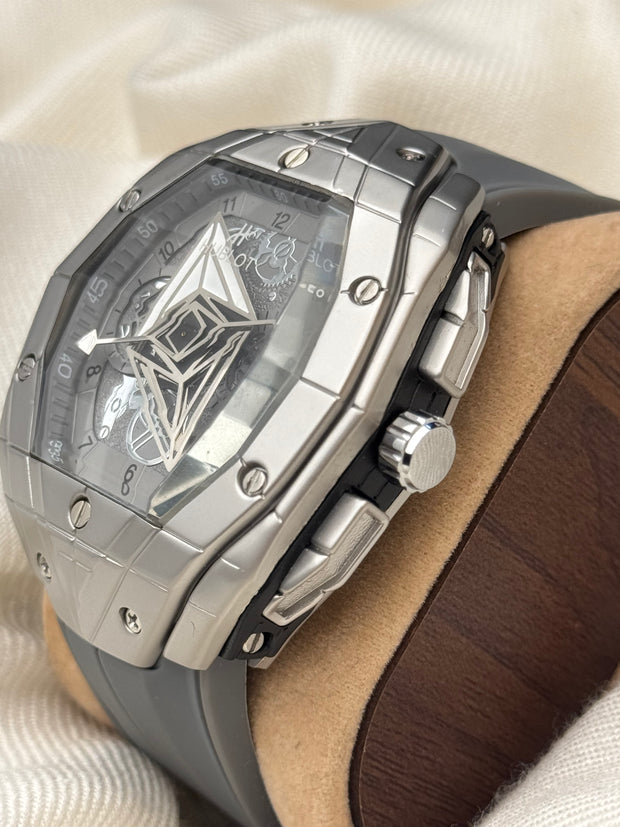 HUB Spider Sliver watch