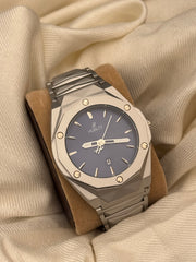 HUB Classic Fusion Silver with Blue Dial