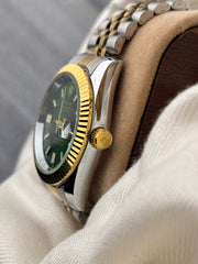 RLX Watch Just Date Golden Green