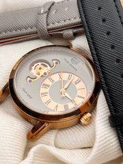 True Worth Double Strap Watch Golden Dial