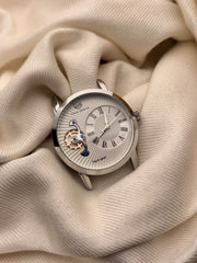 True Worth Double Strap Watch Silver Dial