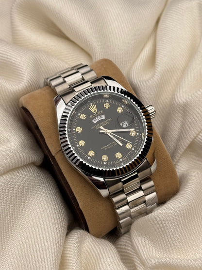 Rlx Watch Premium Quality Black Dial Watch