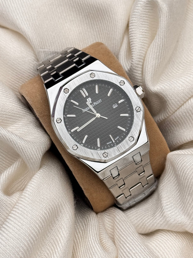 AP Watch ||  Silver Black Dial