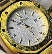 AP Watch || Golden Chain White  Dial