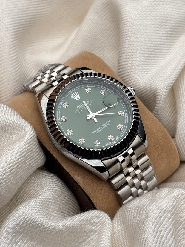 RLX Premium Watch Just Date Green dial
