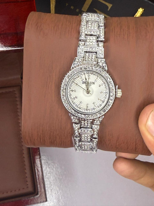 Bolun Starlight Silver: Sunburst Watch