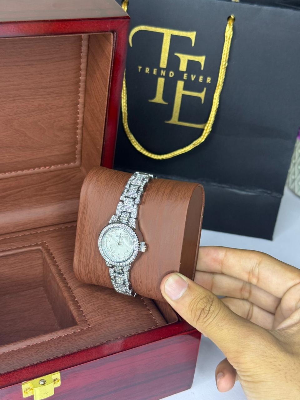 Bolun Starlight Silver: Sunburst Watch