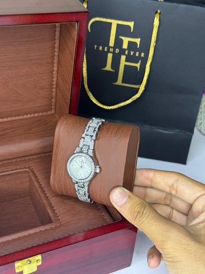 Bolun Starlight Silver: Sunburst Watch